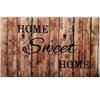 GoodGram Montauk Accents Home Sweet Home Welcome Outdoor Rubber Entrance Mat 18x30 - Farmhouse Plank - 3 of 4