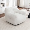 Kumasinova Teddy Bean Bag Chair for Adults & Kids,Giant Bean Bag Sofa with Removable Cover,Fluffy Bean Bag Couch for Bedroom & Living Room - 2 of 4