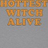 Rerun Island Women Hottest Witch Alive Text Short Sleeve Graphic Cotton Baby Tee - 2 of 4