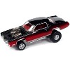 1967 Cadillac Eldorado "El Diablo" Tuxedo Black and Red Velvet Metallic "Zingers!" 1/64 Diecast Model Car by Johnny Lightning - 2 of 3