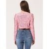 INSPIRE CHIC Women's Sequin Long Sleeve Open Front Party Cropped Jacket - 4 of 4