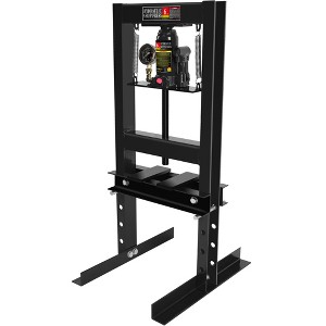 6 Ton Hydraulic Shop Press, H-Frame Garage Floor Adjustable Shop Press with Press Plate, Hydraulic Shop Floor Press for Car Repair and Garage - 1 of 4