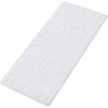 Home Mart Goods Extra Thick Long White Non-Slip Foam Bathtub Shower Mat With Suction Cups Fast Drying - 36" x 17" - 4 of 4
