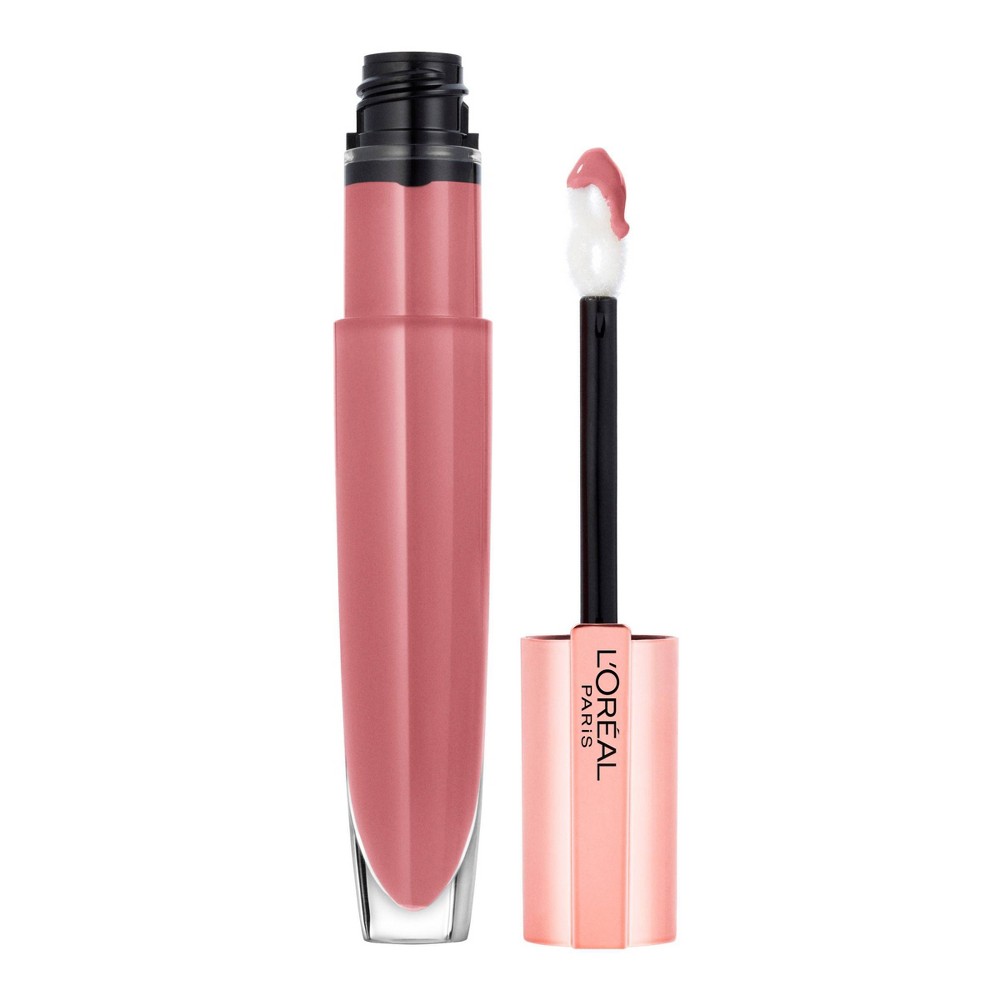 Photos - Other Cosmetics LOreal L'Oreal Paris Glow Paradise Lip Gloss with Pomegranate Extract - Feathery 