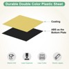 Unique Bargains Plastic Laser Engraving DIY Indoor Outdoor Engraving Blank Materials - 2 of 4