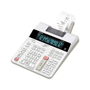 Casio (HR-300RC) 12-Digit Printing Calculator White