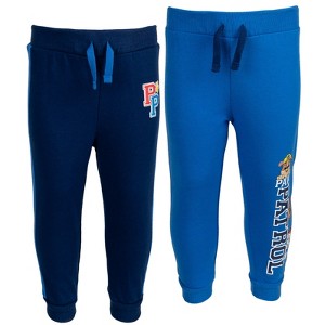 Paw Patrol Rubble Marshall Chase French Terry 2 Pack Jogger Pants Infant to Little Kid - 1 of 4
