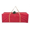 Simplify 9.5ft Tree Storage Bag: Red Polyester, Built-In Handles, Zipper Closure, Folds Flat - 3 of 3