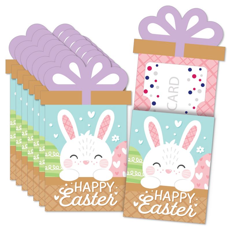 Big Dot of Happiness Spring Easter Bunny - Happy Easter Party Money and Gift Card Sleeves - Nifty Gifty Card Holders - Set of 8, 1 of 9