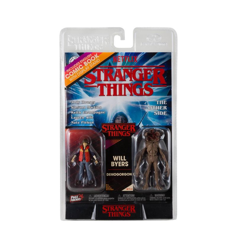 McFarlane Toys Page Puncher Stranger Things Comic Book &#38; Figure Will Byers &#38; Demogorgon - 2pk, 3 of 11