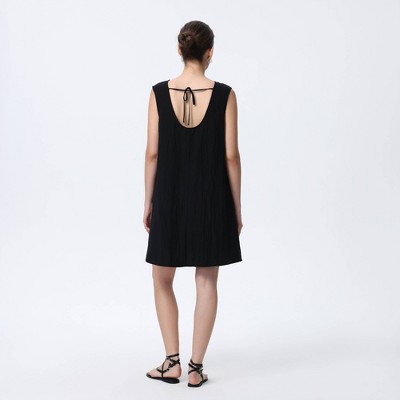 Женские платья A New Day Women's Relaxed Mini A-Line Dress - A New Day™ Black M — фото 2
