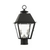 Livex Lighting Mansfield 2 - Light Post Light in  Black - 4 of 4