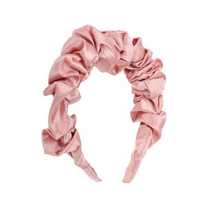 Unique Bargains Women's Faux Silk Pleats Headband 1 Pc - 1 of 4