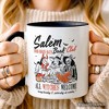 Salem Book Club Witches Personalized Mug, Spooky Halloween Reading Girl Gift with Custom Name Non-Custom 12oz - 3 of 4