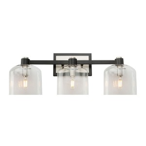 Artcraft Lighting Lyndon 3 - Light Vanity in  Black/Brushed Nickel - 1 of 3