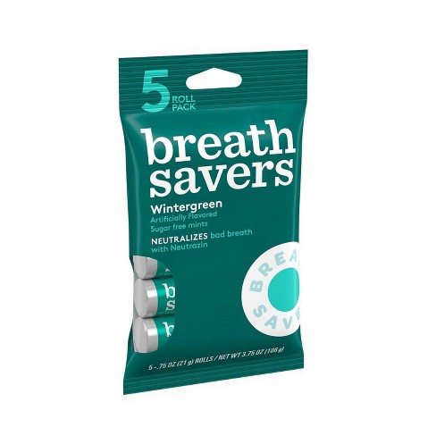 Breathsavers Wintergreen Sugar-Free Mint Candies - .75oz /5ct - image 1 of 4