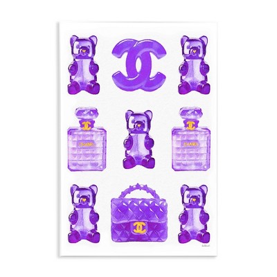 Stupell Industries Purple Glam Gummy Candy, 13" x 19"