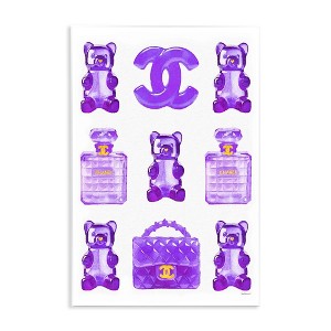 Stupell Industries Purple Glam Gummy Candy, 13" x 19" - 1 of 4