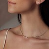 Bearfruit Jewelry Sterling Silver 18k Gold Plated Sena Pendant Snake Necklace - 2 of 3
