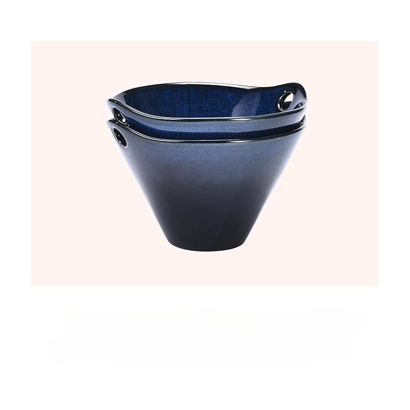KITCHTIC Ramen Udon Soup Bowl Set - Set of 2, Navy Blue, 4 of 6