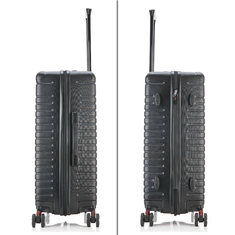 InUSA Deep Lightweight Hardside Medium Checked Spinner Suitcase, 4 of 10
