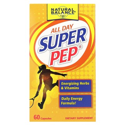 Natural Balance All Day Super Pep, 60 Capsules