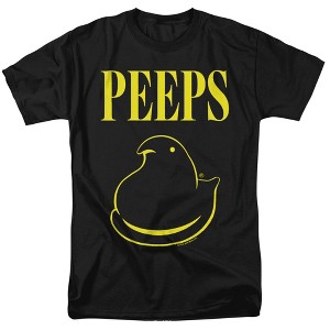 Easter Black and Yellow Adult T-Shirt Black - 1 of 4