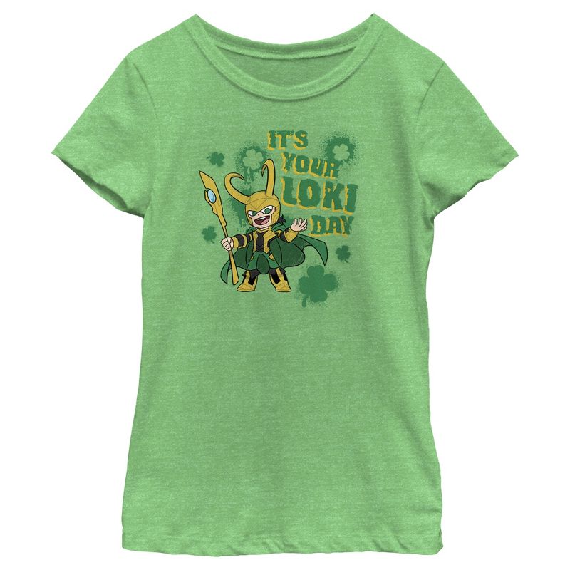 Girl's Marvel It’s Your Loki Day T-Shirt, 1 of 5