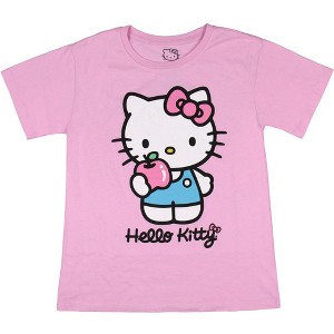 Seven Times Six Sanrio Girls' Hello Kitty Pink Short Sleeve Kids Graphic T-Shirt Tee Pink - 1 of 3