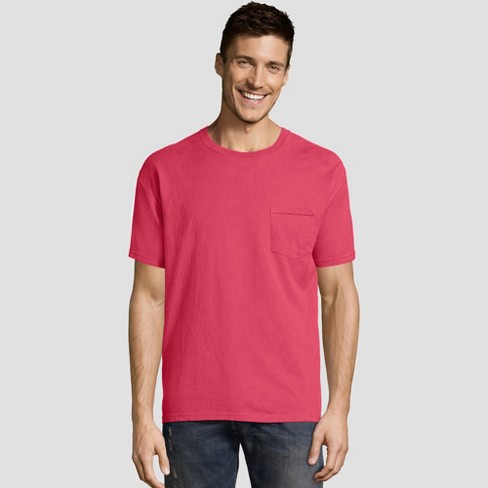 Hanes Men's T-Shirt - Red - L