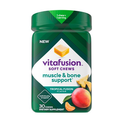 Vitafusion Muscle & Bone Support Soft Chews - 30ct : Target