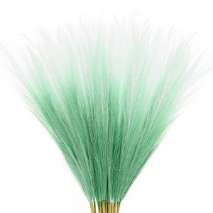 Unique Bargains Dried Plants Artificial Durable Small Fluffy Pampas Grass for Home, Office, Party 20 Pcs 21.7 Inch - 1 of 4
