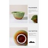 7 Pcs Matcha Whisk Set with Ceramic Bowl & Holder, Bamboo Whisk, Scoop & Rest, Stainless Steel Sifter, Tea Towel - 3 of 4