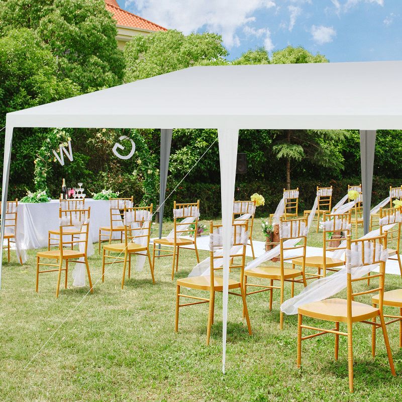 Tangkula 10'x20' Outdoor White Wedding Party Event Tent Gazebo Canopy Pavilion, 2 of 7