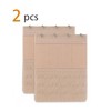 INSPIRE CHIC Women's Elastic Bra Hook Strap Extensions 3 Rows 2 Pcs - 2 of 4