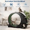 Cat Exercise Wheel for Indoor Cats,Large Cat Running Wheel with 3-Level Jumping Tower - 4 of 4