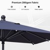 PURPLE LEAF Patio Umbrella Outdoor Table Umbrella Aluminum Frame Market Umbrella Sun Umbrella with 8 Sturdy Ribs - 3 of 4