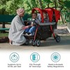 Gaggle by Foundations Compass 3 Seat Stroller, Lightweight Tandem Triple Stroller, Easy Fold, Black - 4 of 4