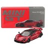 McLaren 720S LB-Works Gem Red Metallic with Black Top Limited Edition 1/64 Diecast Model Car by Mini GT - 4 of 4