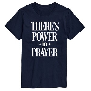 Men's - Instant Message - There's Power In Prayer Short Sleeve Graphic T-Shirt - 1 of 4
