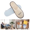 Unique Bargains English Print Disposable Slipper 1 Pair - 4 of 4