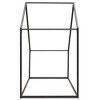 Kids Metal House Bed Anti-Slip Noise Free Twin Size Roof Design Toddler Floor Bed Metal Bed Frame for Kids Boys Girls Teens - 4 of 4