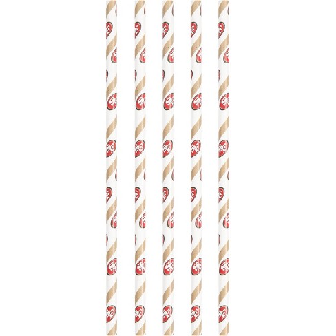 Christmas Toys Made from Reusable Paper Straws Stock Photo - Image