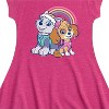 Girls' - Paw Patrol - Best Friends Fit & Flair Cap Sleeve Dress - 2 of 4