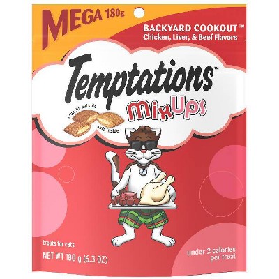 Temptations Mix Ups Backyard Cookout Cat Treats with Chicken Liver and Beef