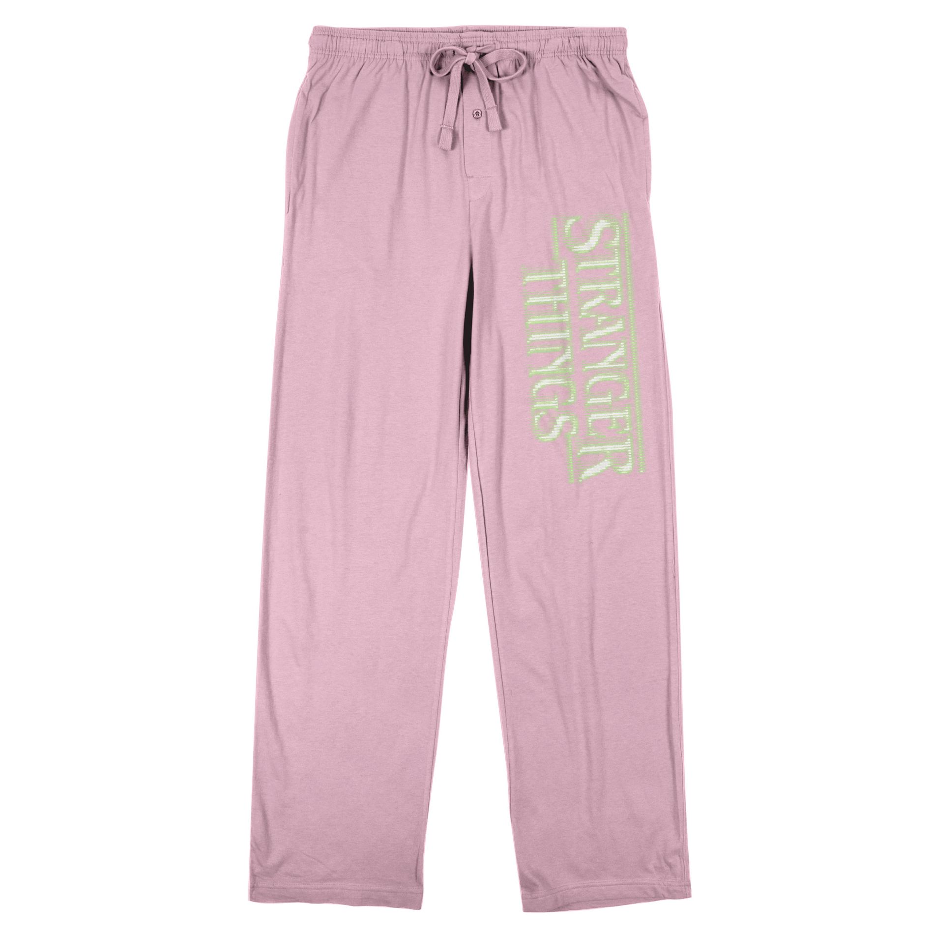 Stranger Things Title Art Women’s Pink Sleep Pajama Pants