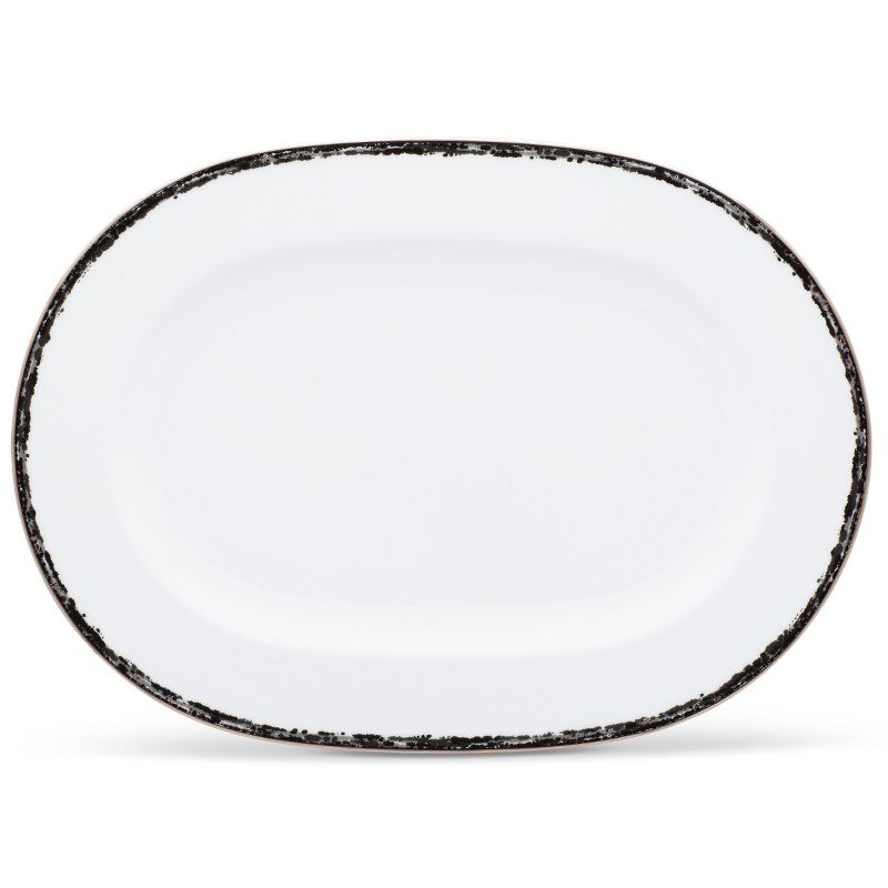 Noritake Rill Oval Large Serving Platter, 1 of 4
