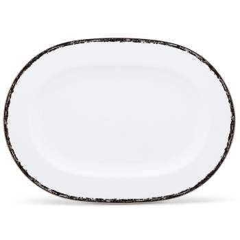 Noritake Rill Oval Large Serving Platter