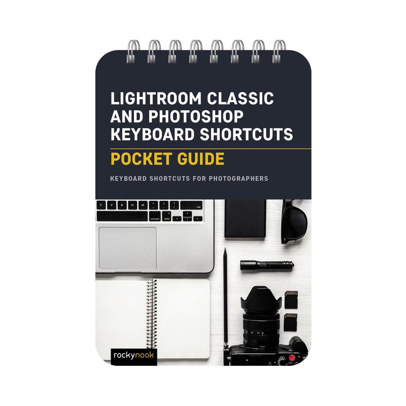 Lightroom Classic and Photoshop Keyboard Shortcuts: Pocket Guide - (Pocket Guide Series for Photographers) by  Rocky Nook (Spiral Bound), 1 of 2