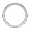 Pompeii3 1 1/4Ct Diamond Ring Men's Curb Chain Band in 10k White, Yellow, or Rose Gold - 3 of 4
